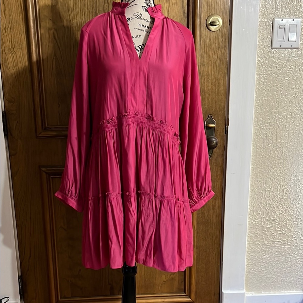 Joy Joy Pink Midi Dress
